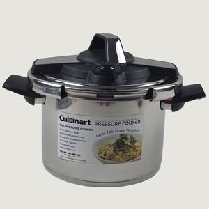 Cuisinart Professional 6 Qt Stovetop Pressure Cooker CPC22-6 Stainless Steel
